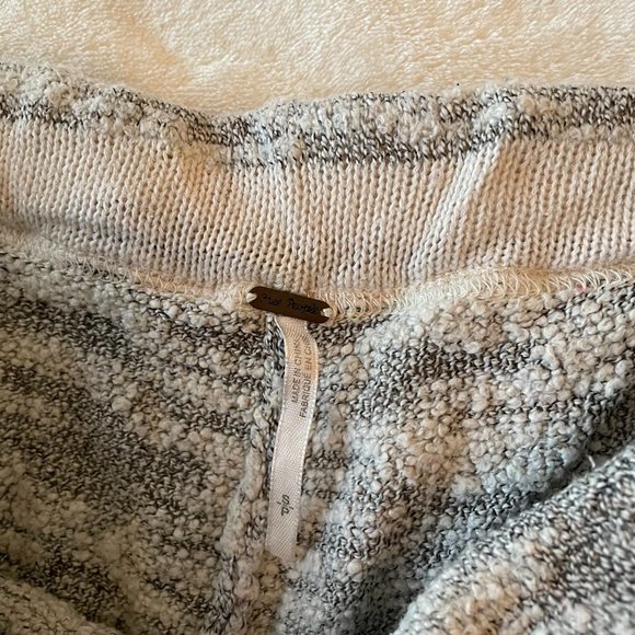 Free People Salt & Pepper Grey Joggers Small - Picture 7 of 8